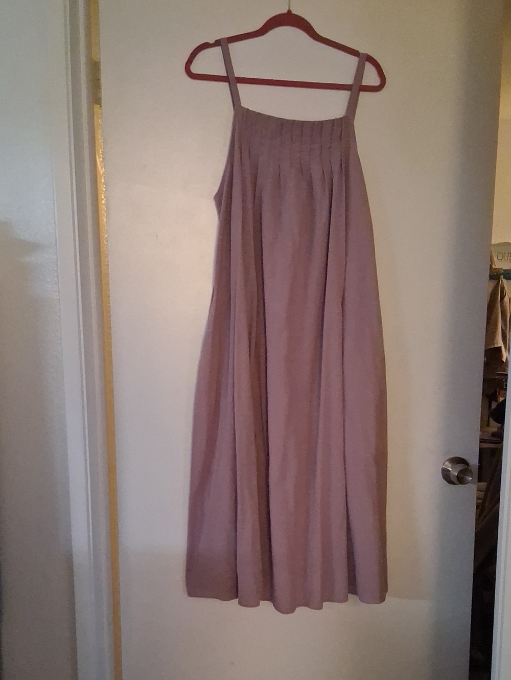BloomChic Mauve Maxi Pleated Sundress